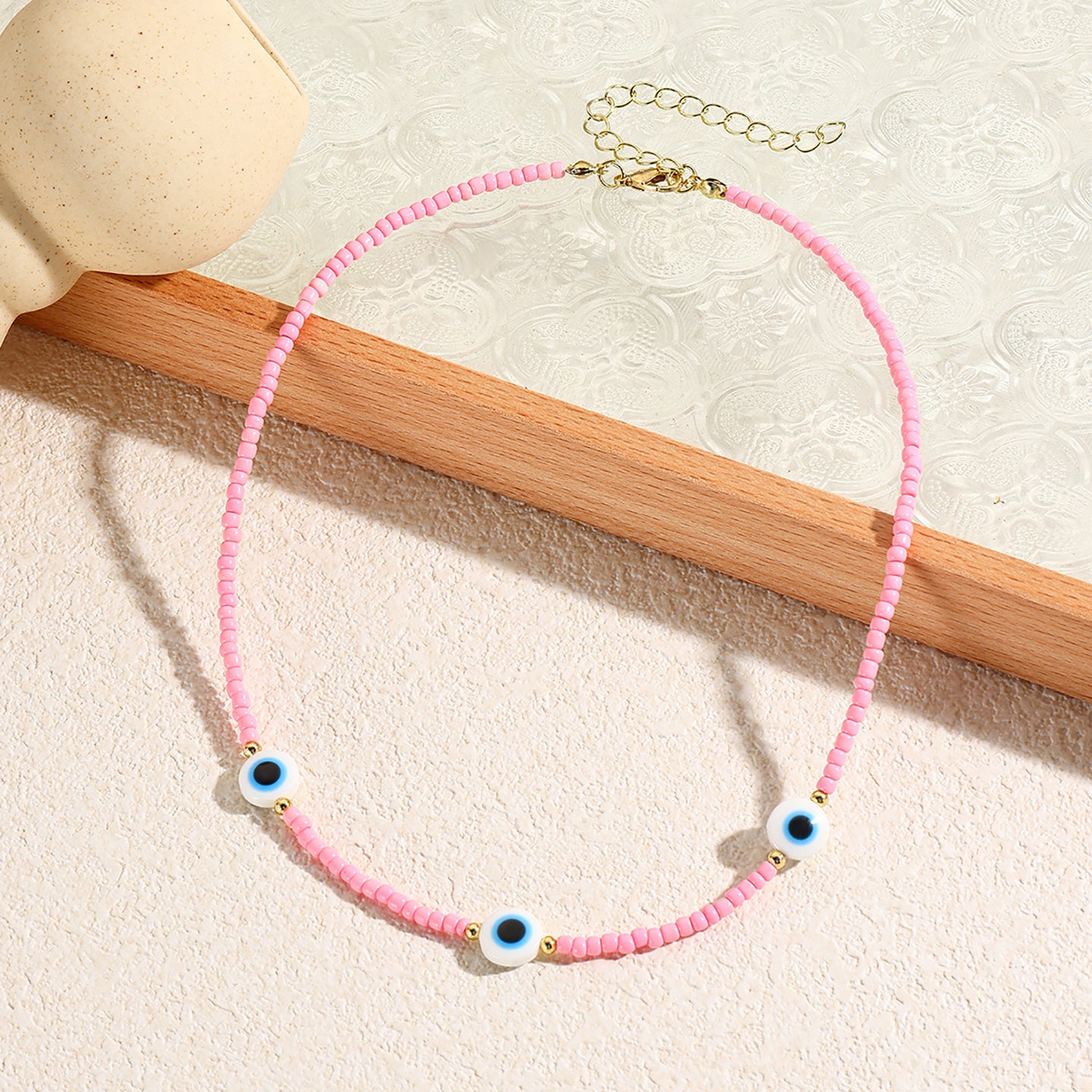 Gold-Plated Beaded Chain