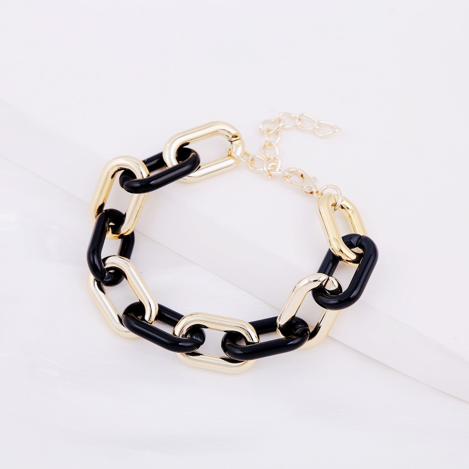 Women Handcrafted Gold-Plated Ring Bracelet