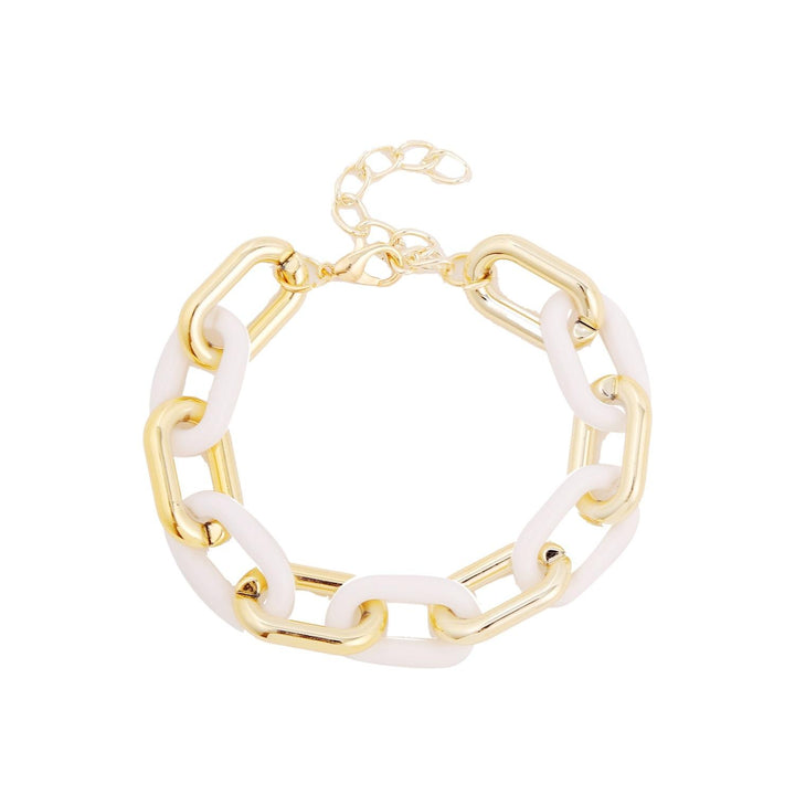 Women Gold-Plated Link Bracelet