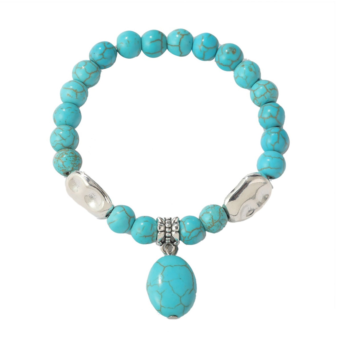 Women Handcrafted Silver-Plated Bracelet