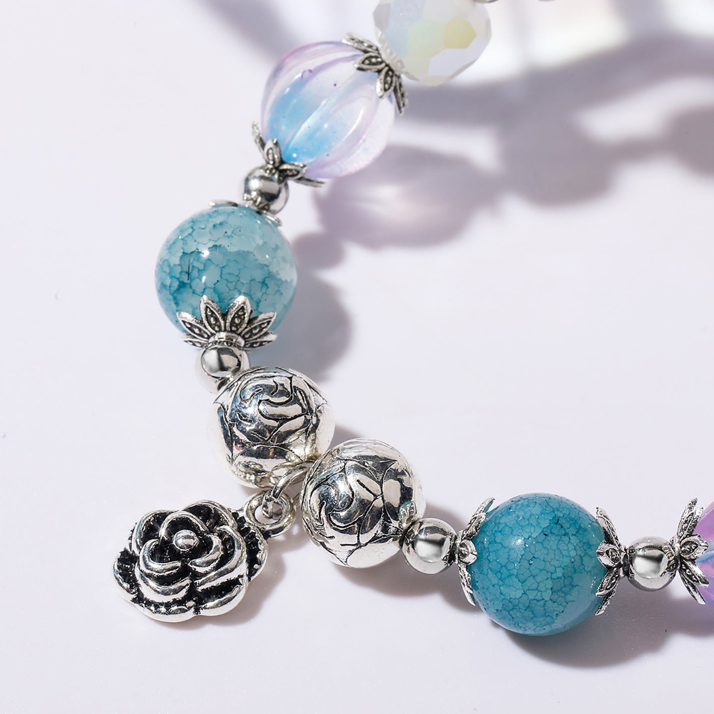 Women Antique Silver-Plated Bracelet