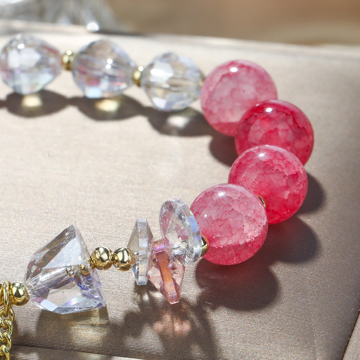 Women Enamelled Gold-Plated Charm Bracelet