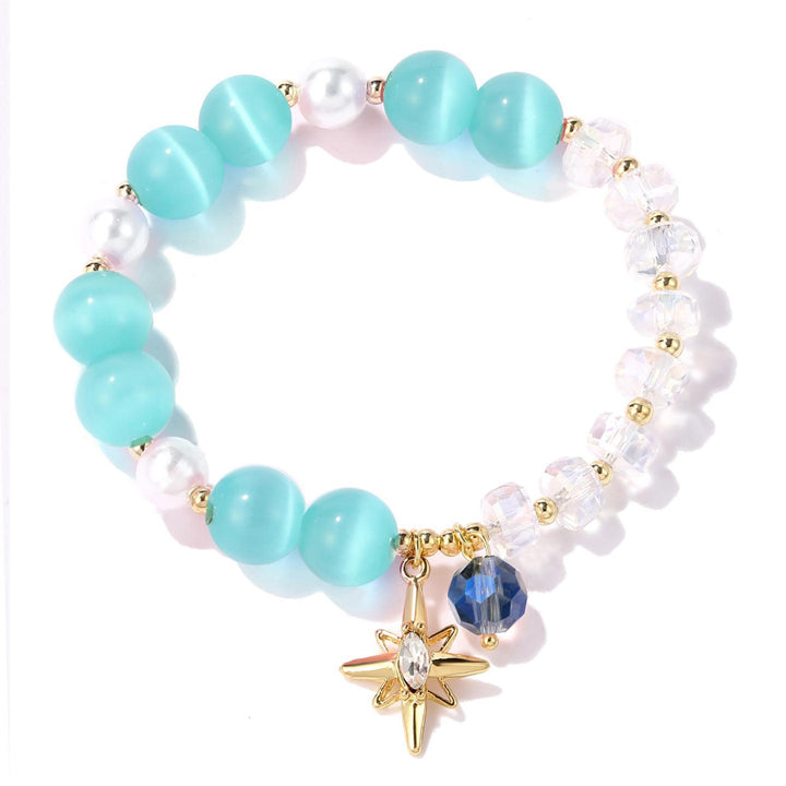 Women Enamelled Gold-Plated Charm Bracelet