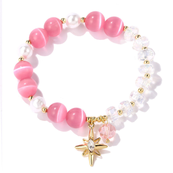 Women Enamelled Gold-Plated Charm Bracelet
