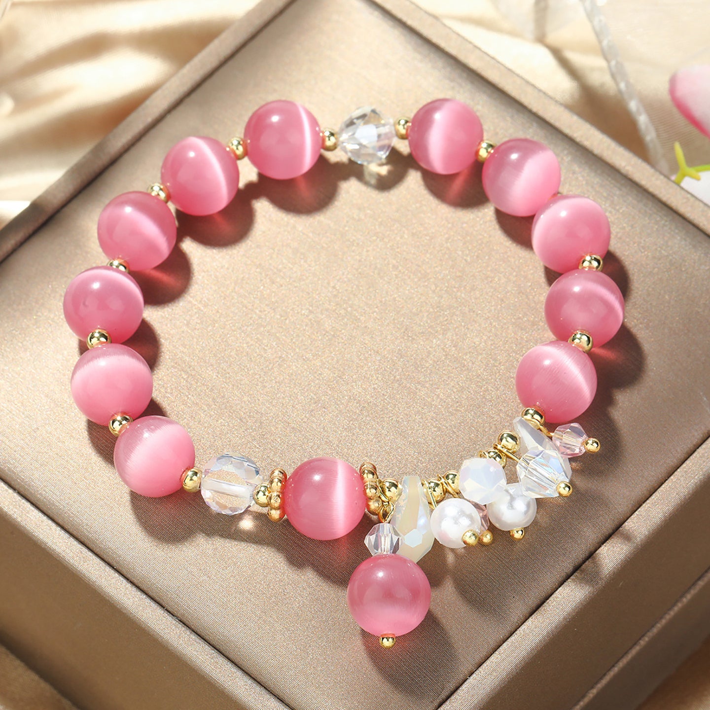 Women Gold-Plated Charm Bracelet
