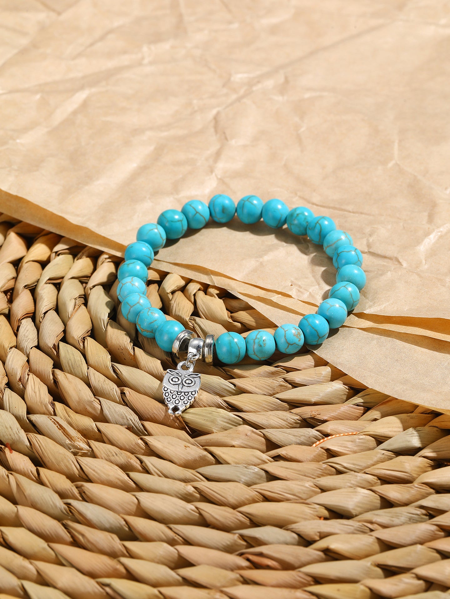 Women Handcrafted Silver-Plated Bracelet