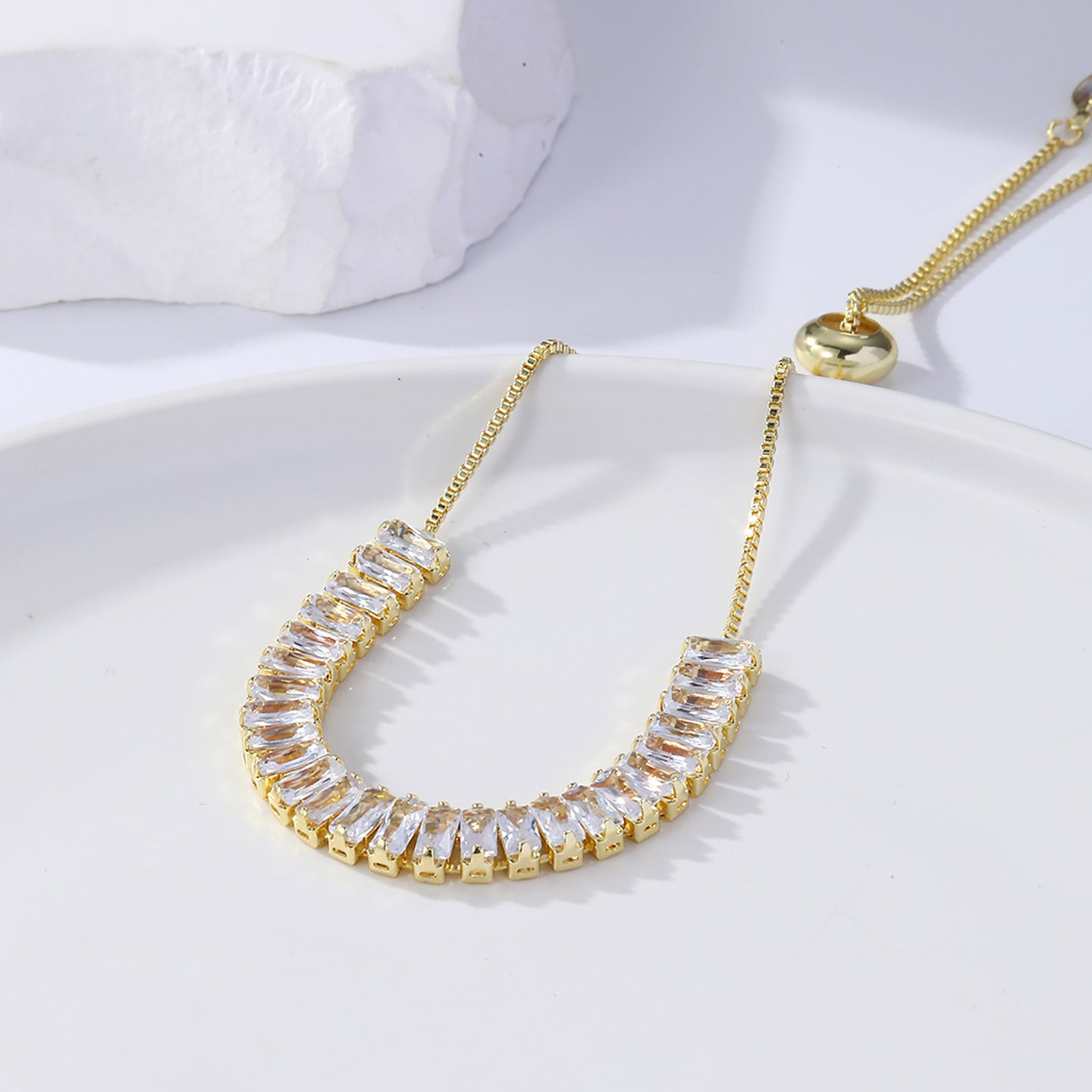 Women Gold-Plated Wraparound Bracelet