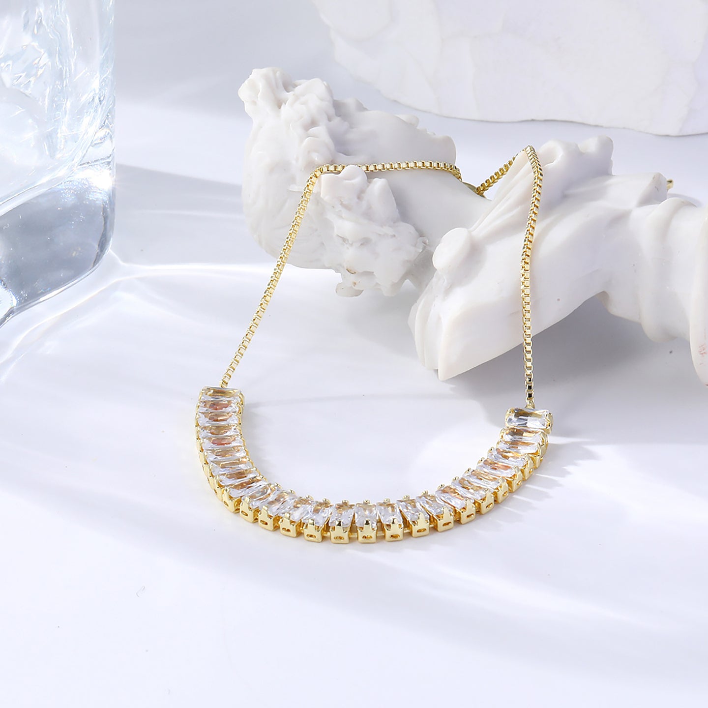 Women Gold-Plated Wraparound Bracelet