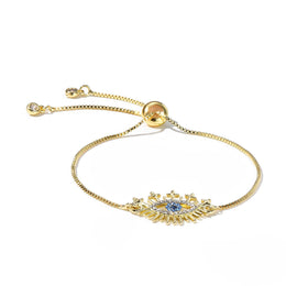 Women Handcrafted Gold-Plated Charm Bracelet