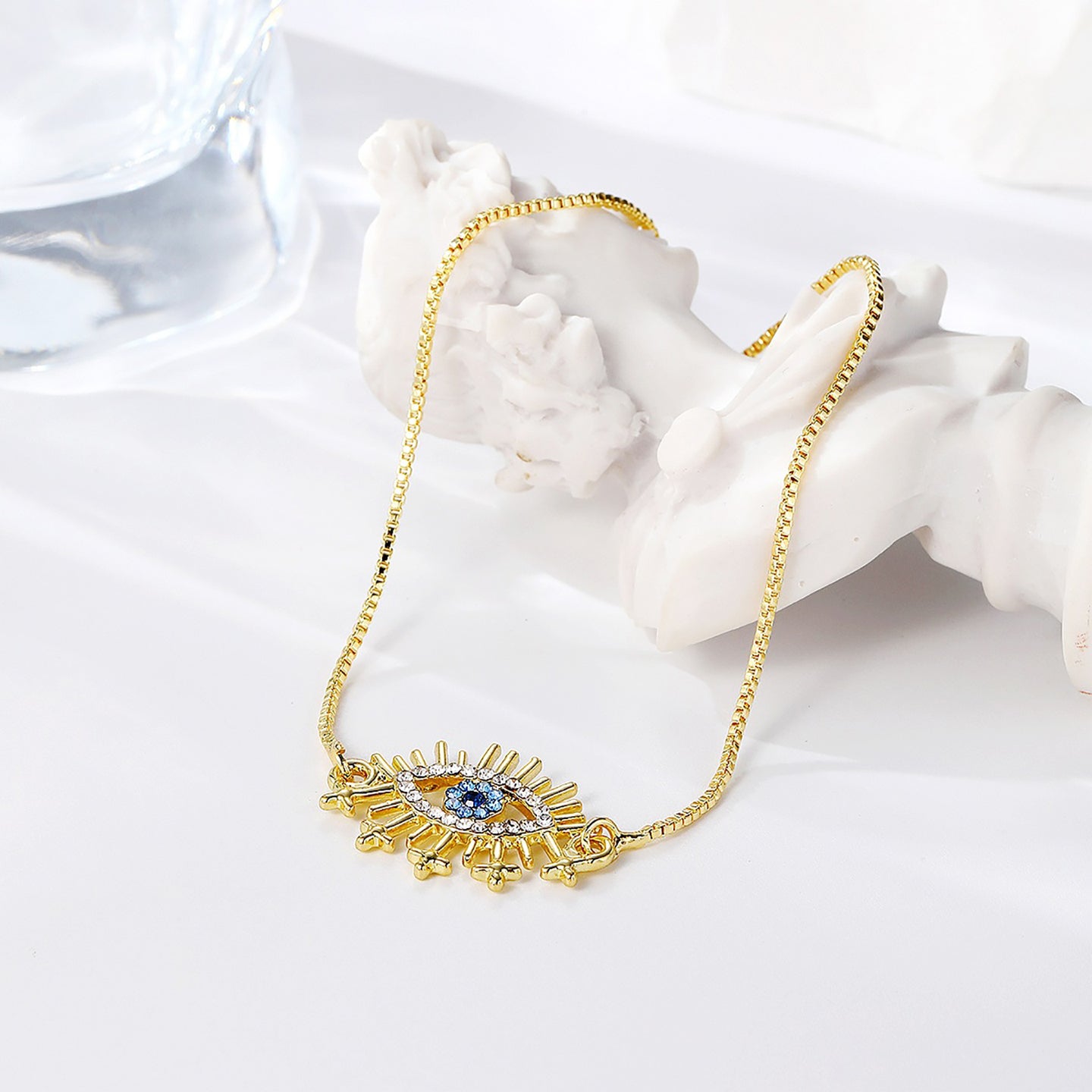 Women Handcrafted Gold-Plated Charm Bracelet