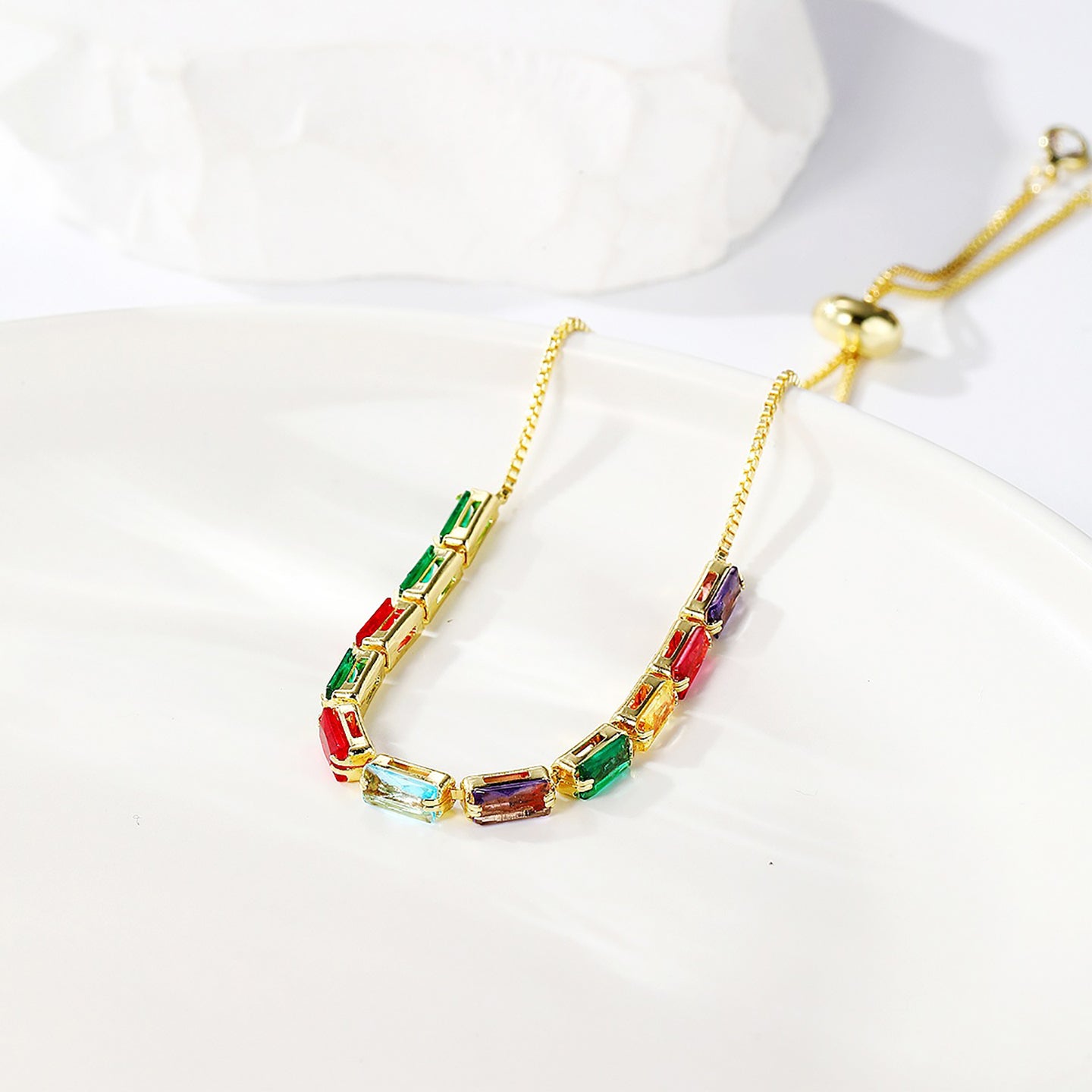 Women Handcrafted Gold-Plated Charm Bracelet