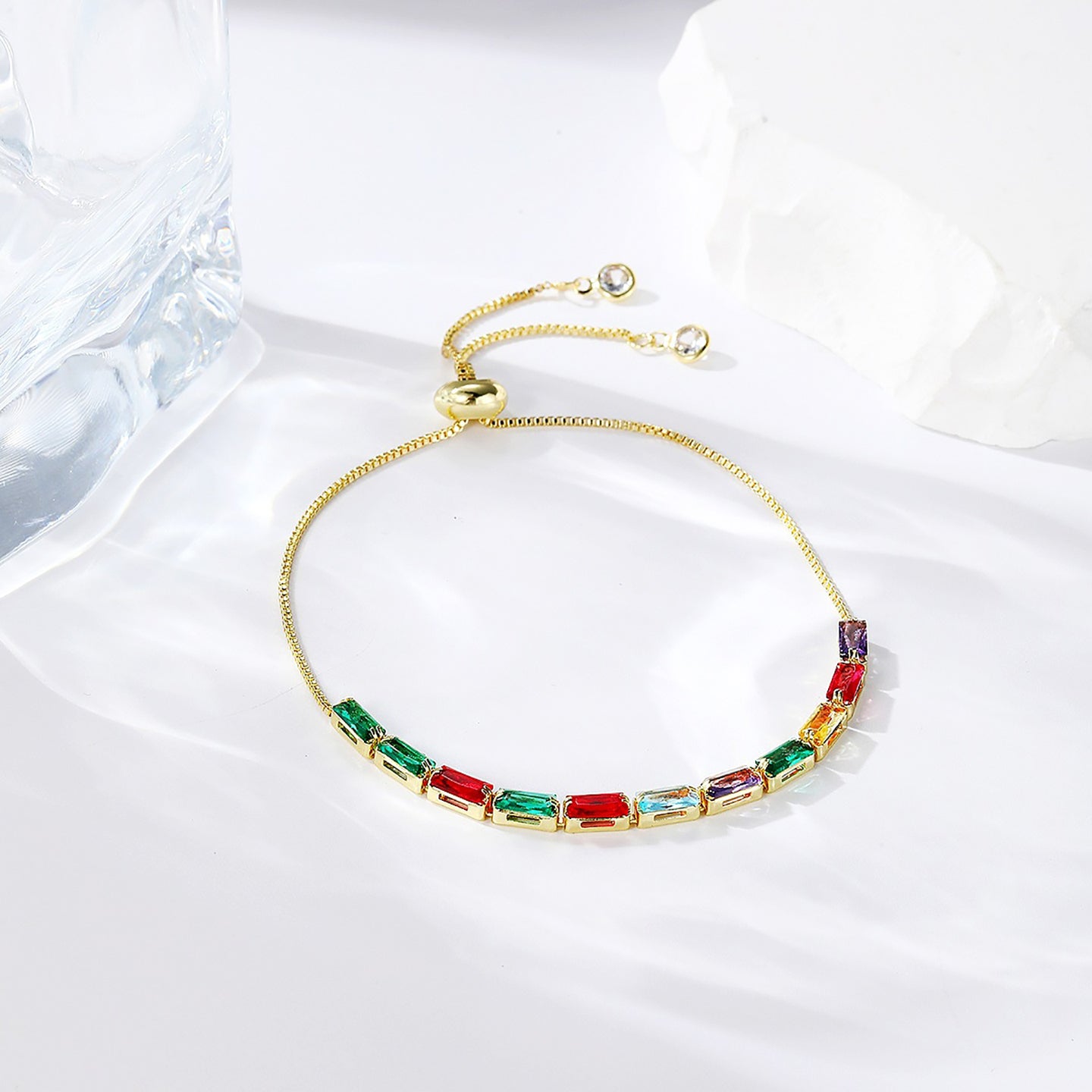 Women Handcrafted Gold-Plated Charm Bracelet