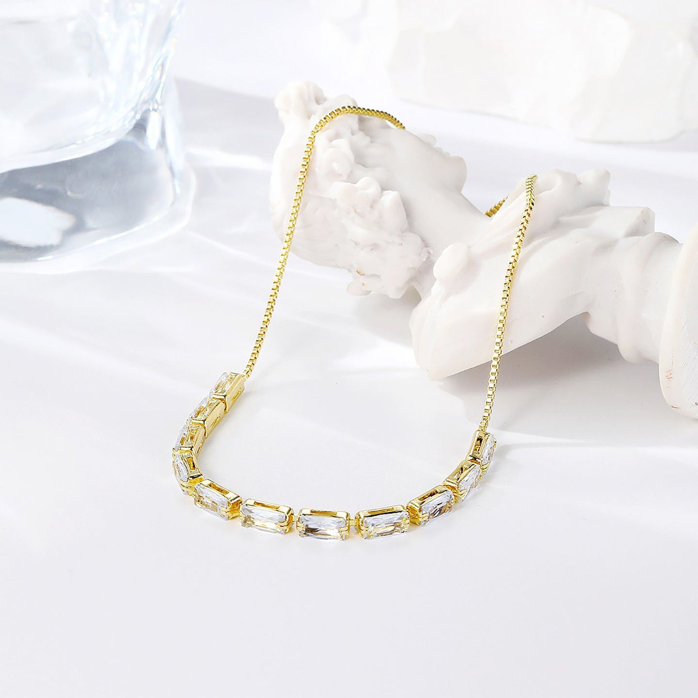 Women Handcrafted Gold-Plated Wraparound Bracelet