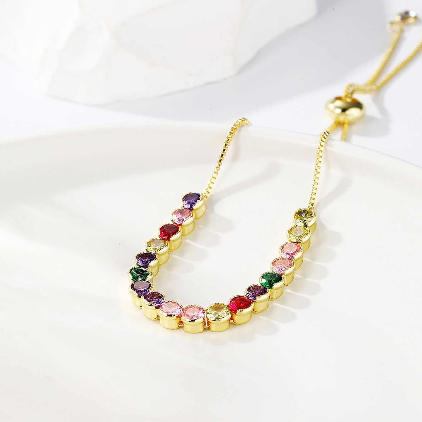 Women Handcrafted Gold-Plated Wraparound Bracelet