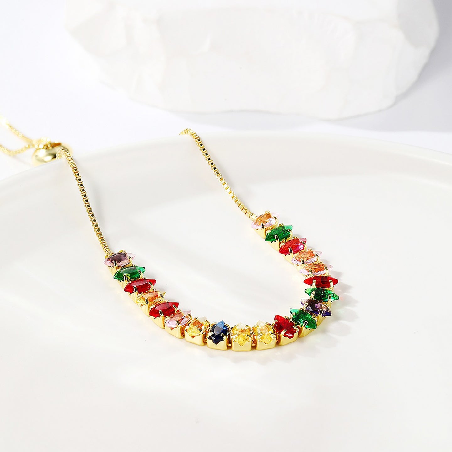 Women Handcrafted Gold-Plated Wraparound Bracelet