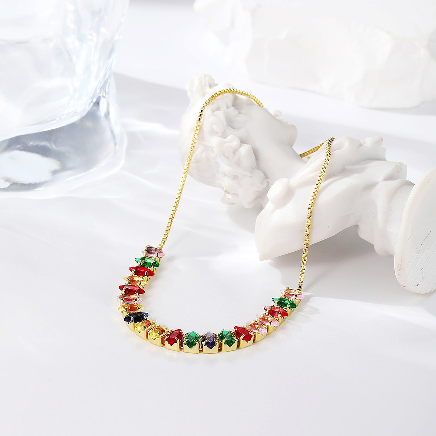 Women Handcrafted Gold-Plated Wraparound Bracelet