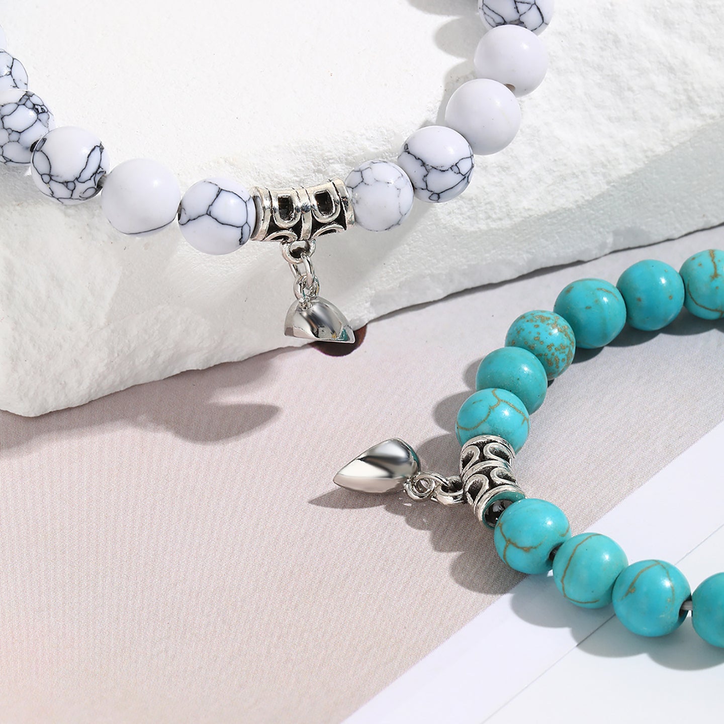 Women 2 Handcrafted Silver-Plated Bracelet