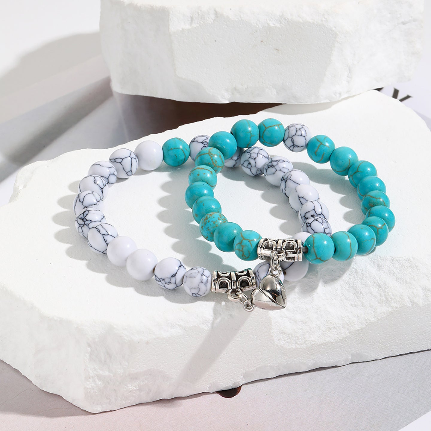 Women 2 Handcrafted Silver-Plated Bracelet
