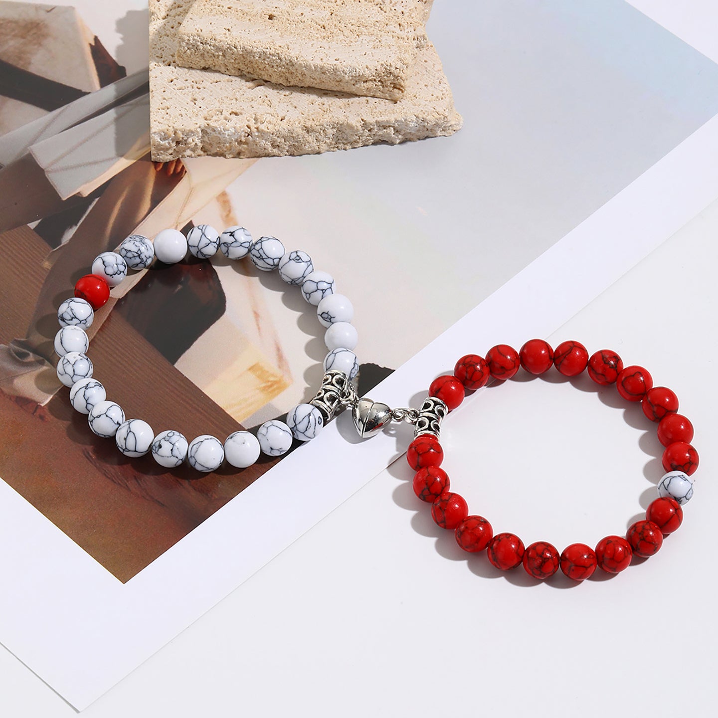 Women 2 Handcrafted Silver-Plated Bracelet