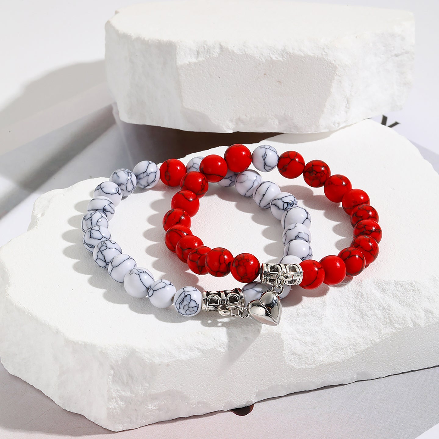 Women 2 Handcrafted Silver-Plated Bracelet