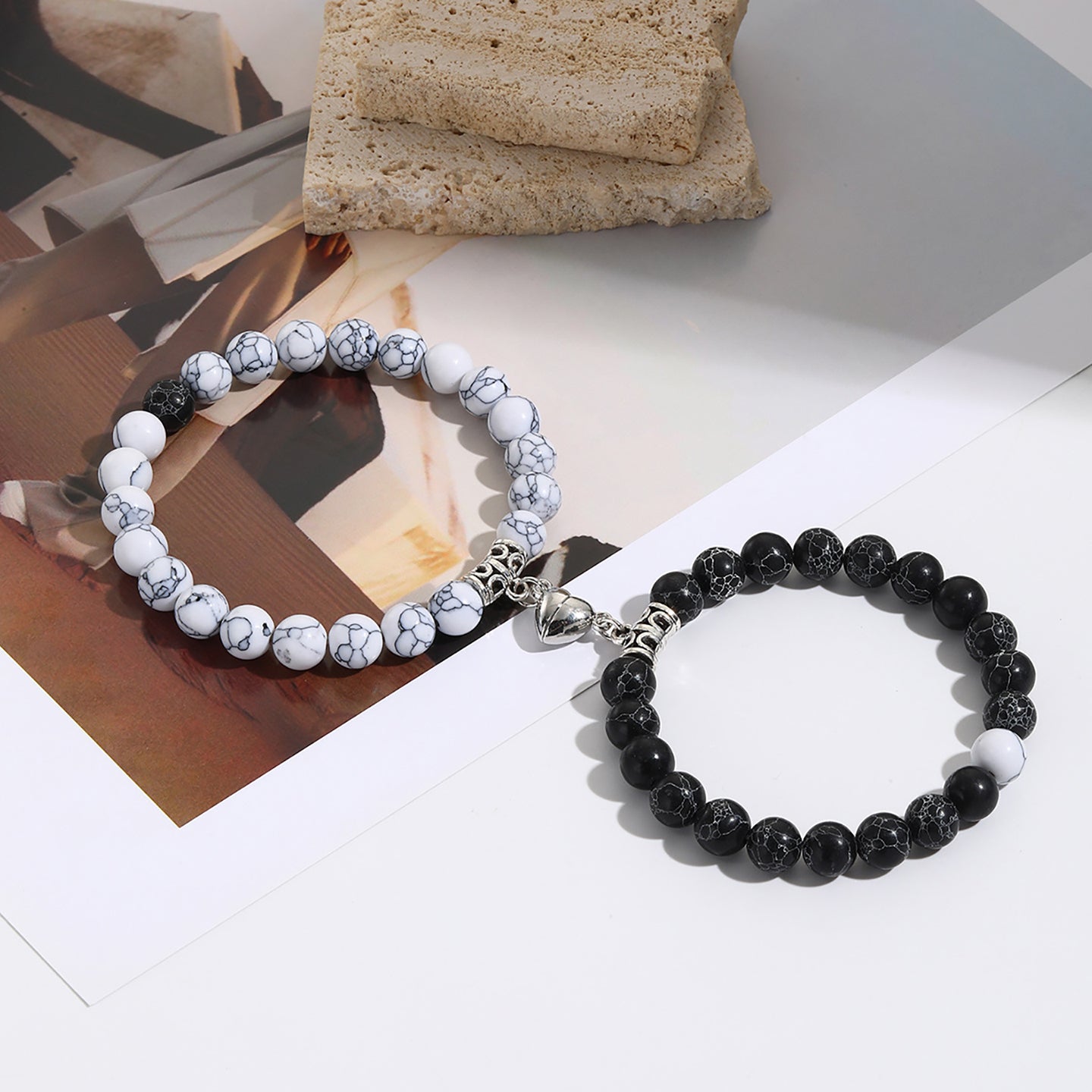 Women 2 Handcrafted Silver-Plated Bracelet