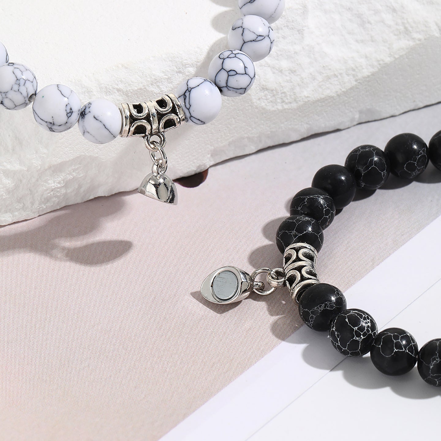 Women 2 Handcrafted Silver-Plated Bracelet
