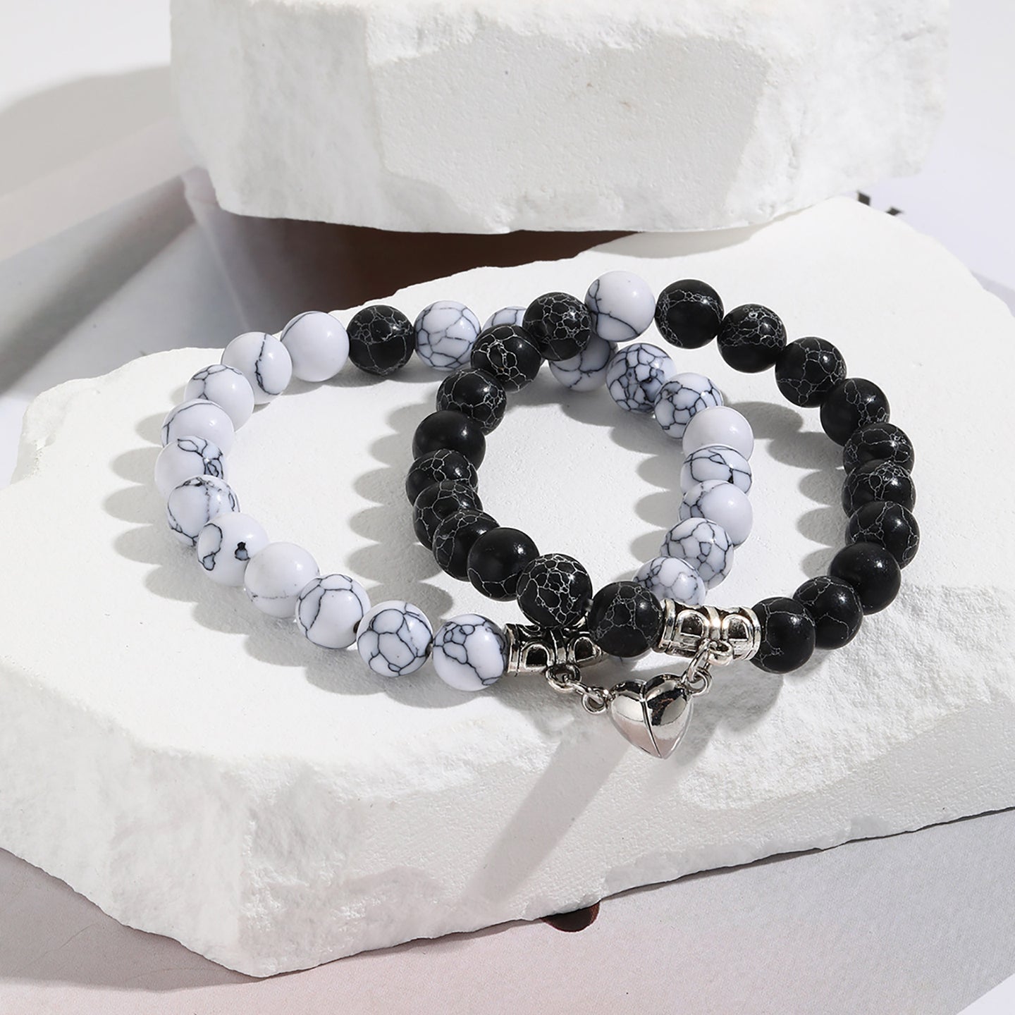 Women 2 Handcrafted Silver-Plated Bracelet