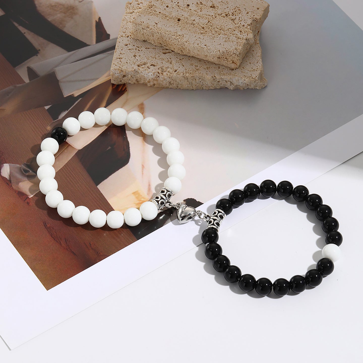 Women 2 Handcrafted Silver-Plated Bracelet