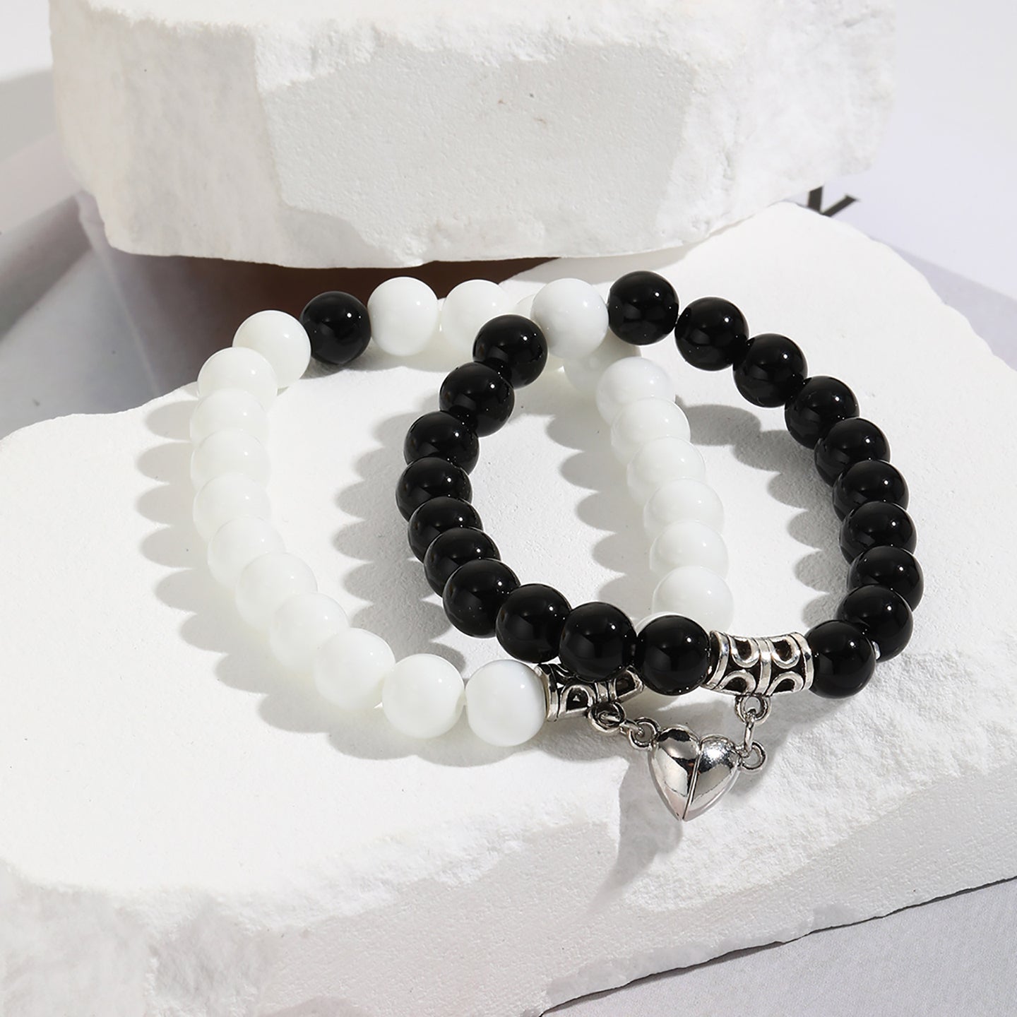 Women 2 Handcrafted Silver-Plated Bracelet
