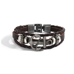 Women Leather Antique Multistrand Bracelet