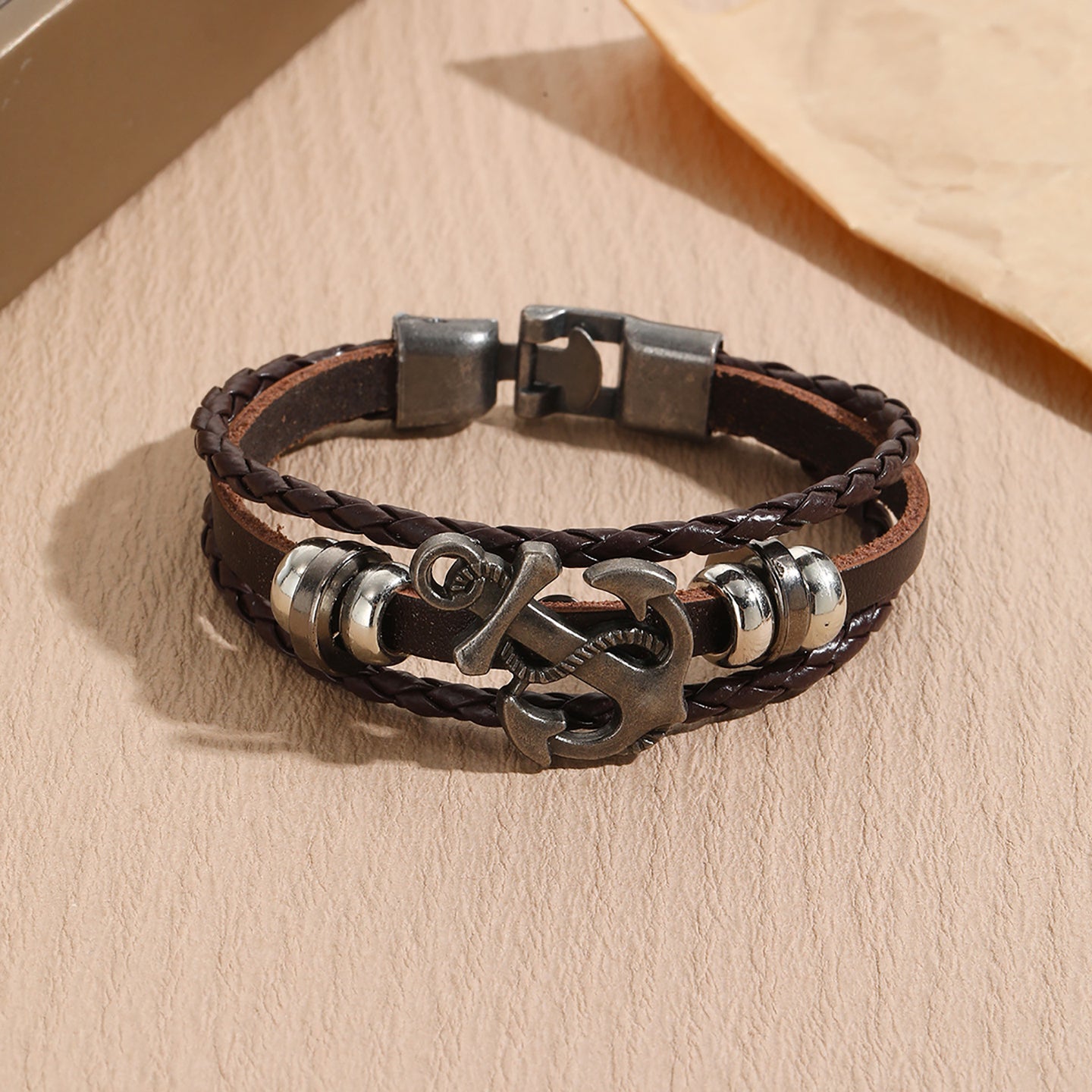 Women Leather Antique Multistrand Bracelet