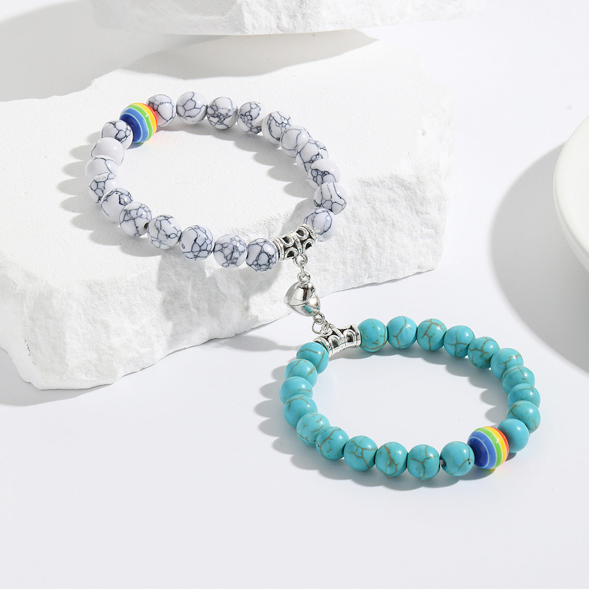 Women 2 Handcrafted Silver-Plated Bracelet