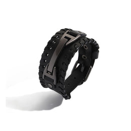 Women Leather Antique Wraparound Bracelet