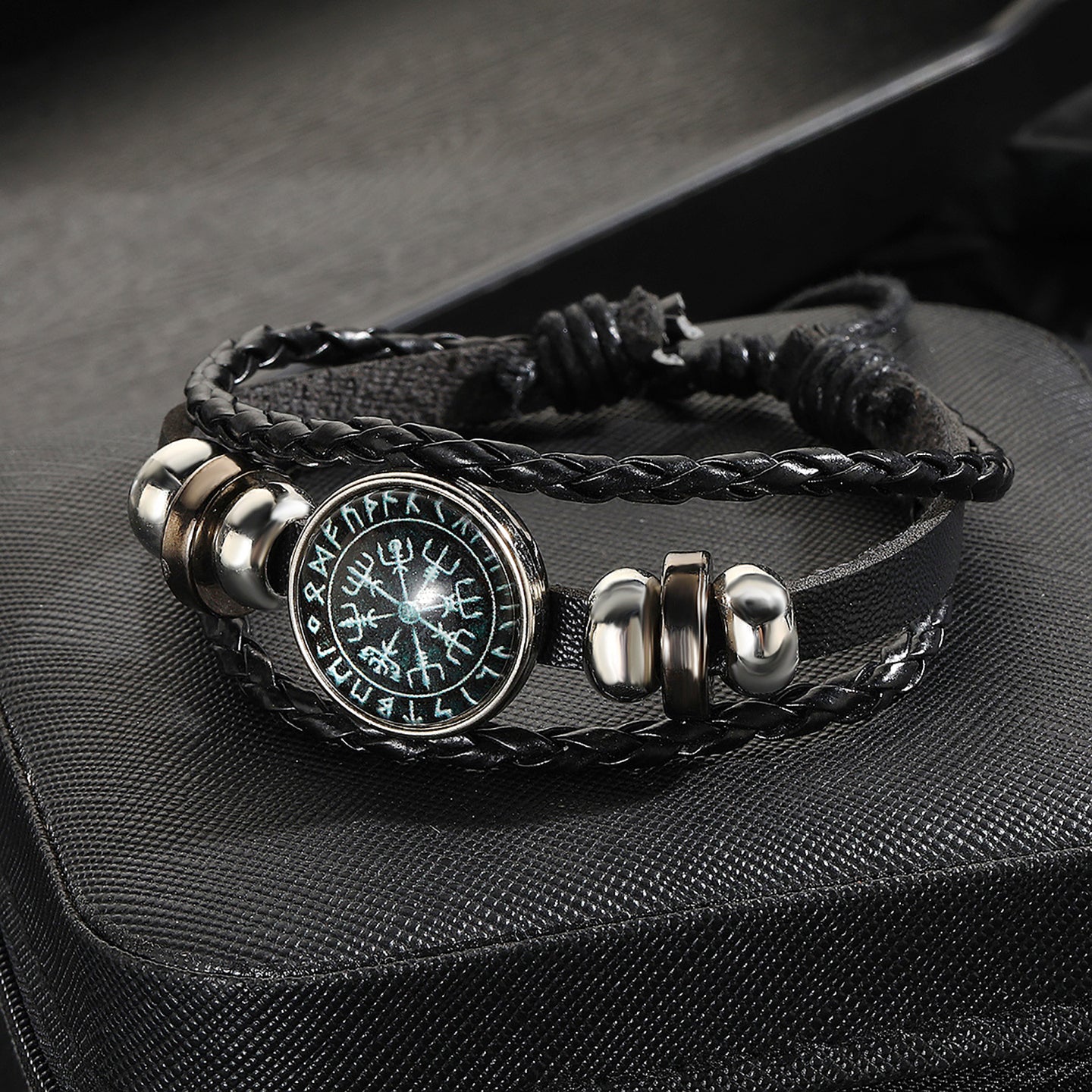 Women Leather Antique Multistrand Bracelet