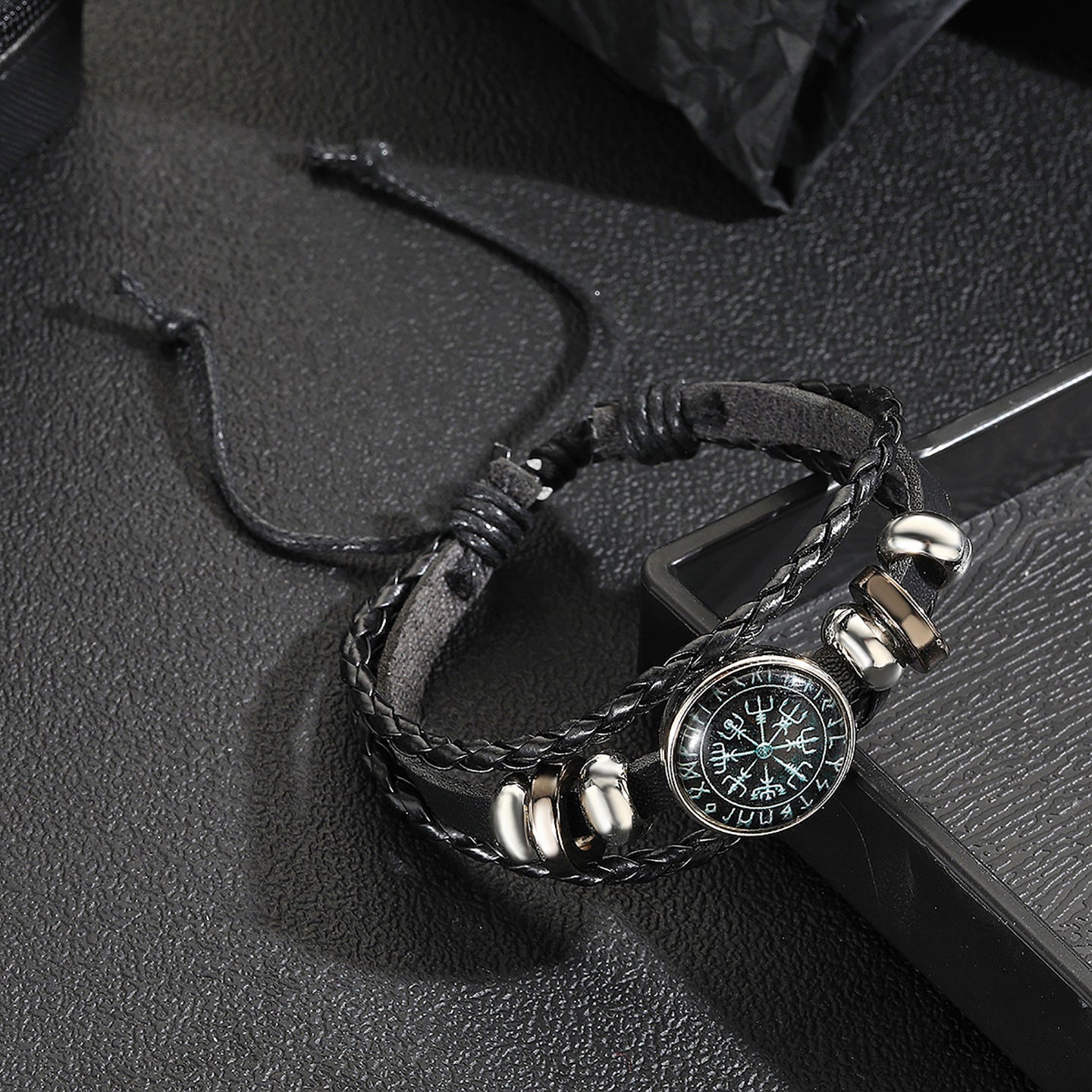 Women Leather Antique Multistrand Bracelet