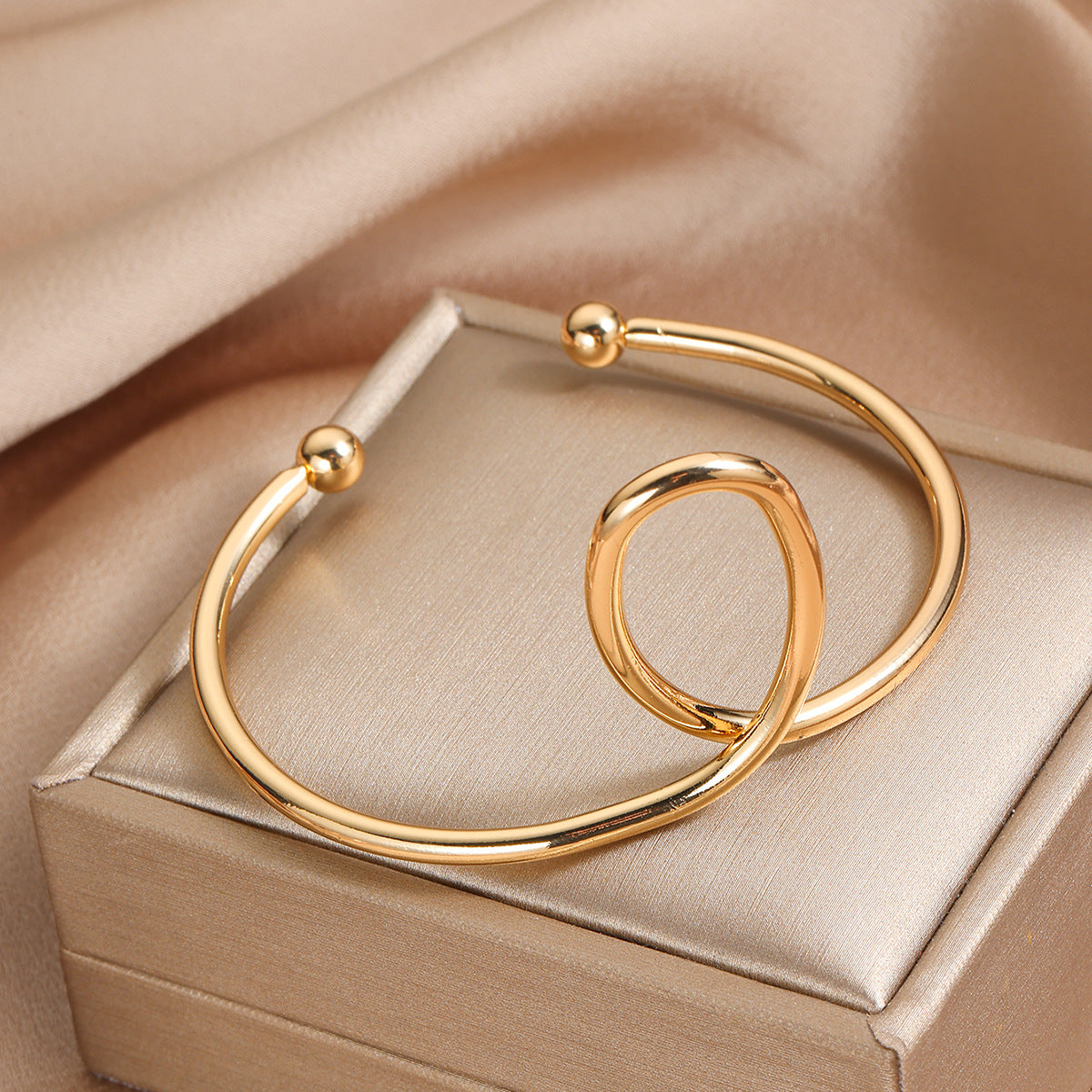 Gold-Plated Cuff Bracelet
