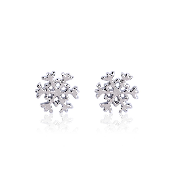 Silver-Plated Contemporary Studs