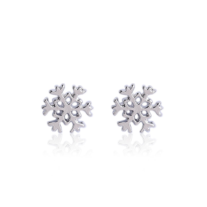Silver-Plated Contemporary Studs