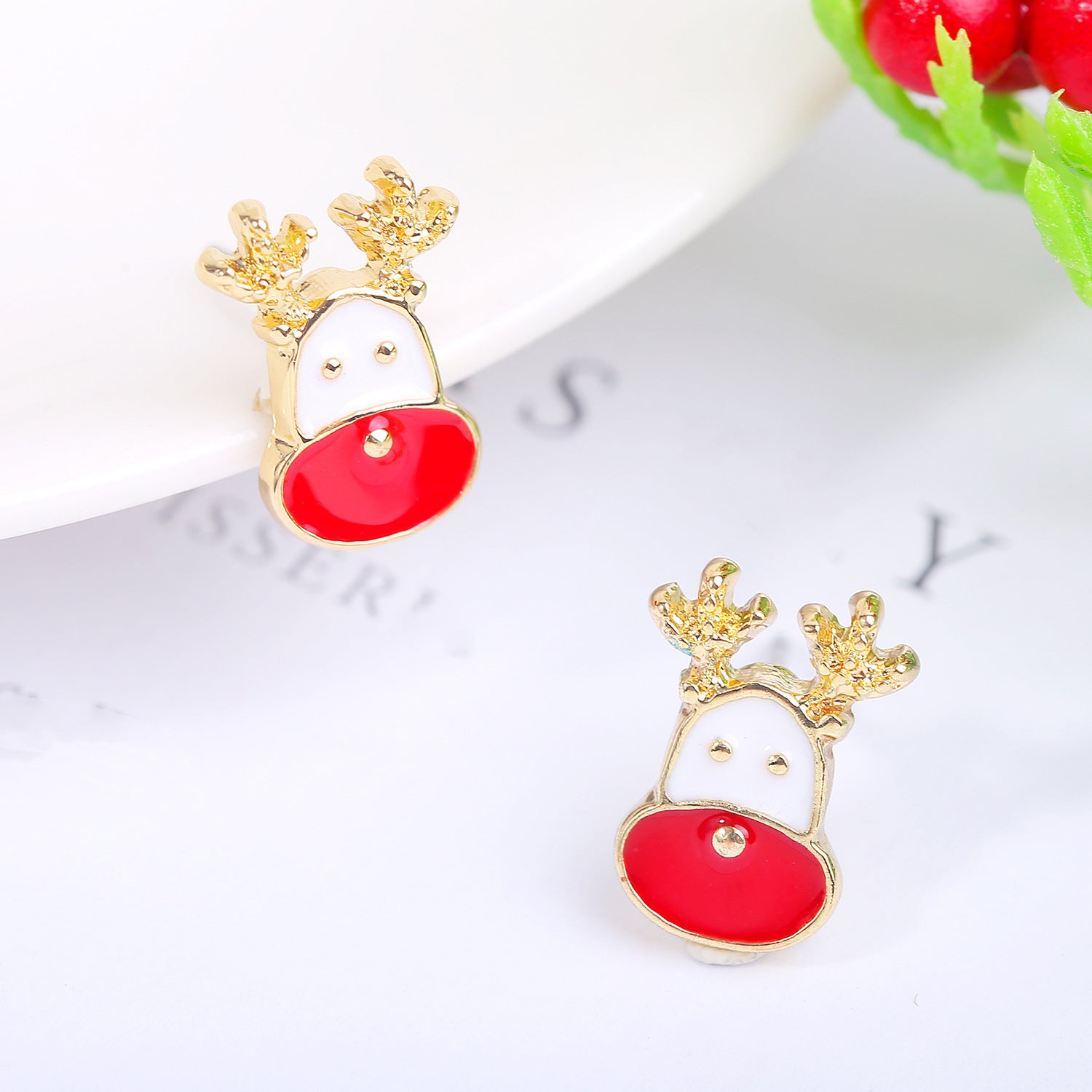 Gold-Plated Animal Shaped Studs