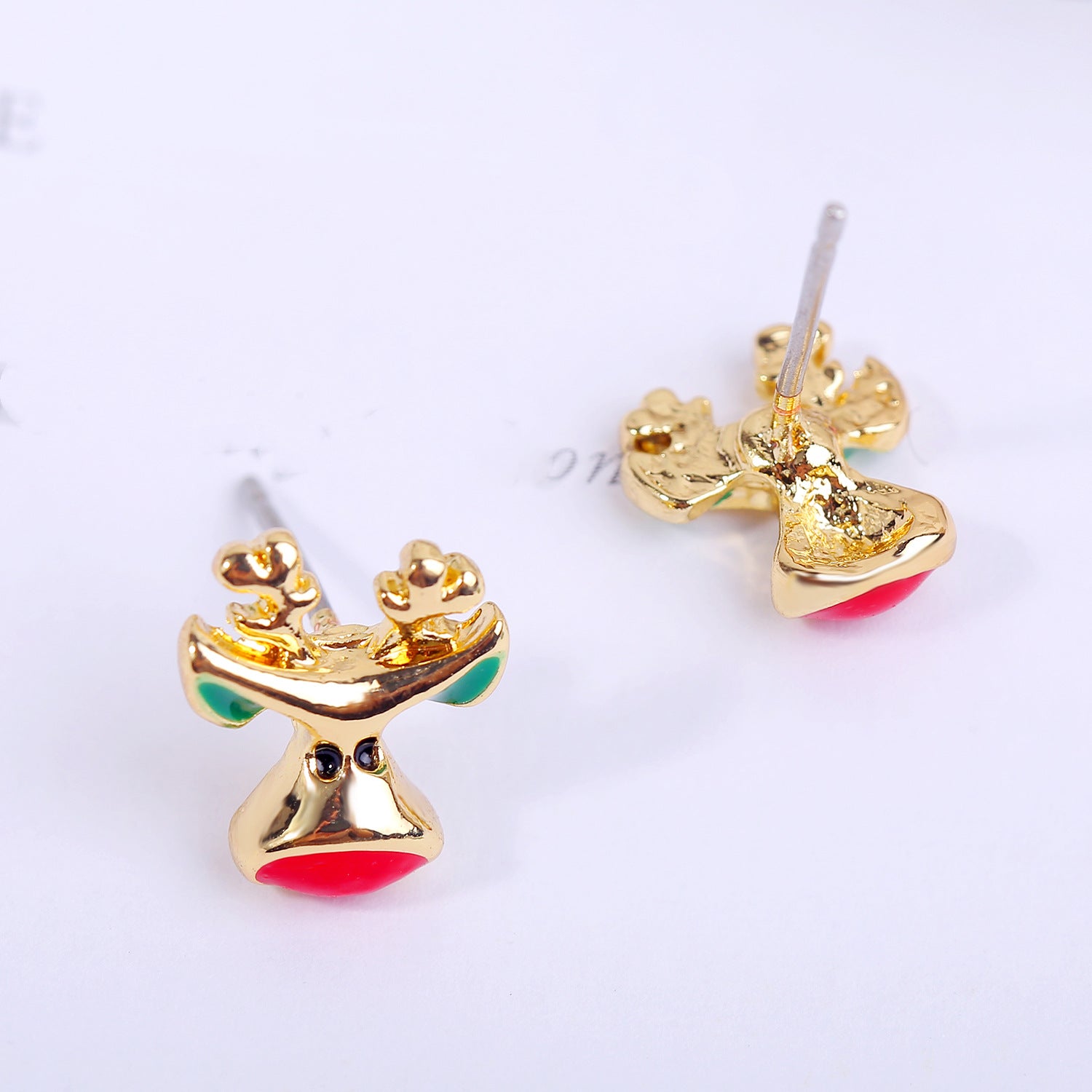 Gold-Plated Animal Shaped Studs