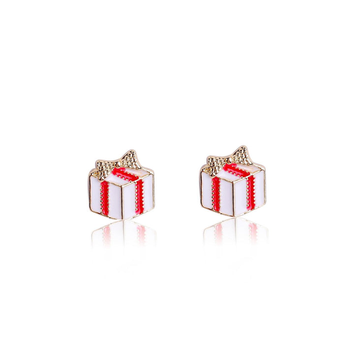 Gold-Plated Square Studs