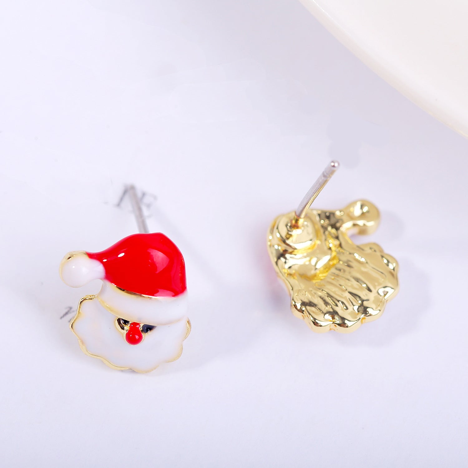 Gold Plated Contemporary Studs