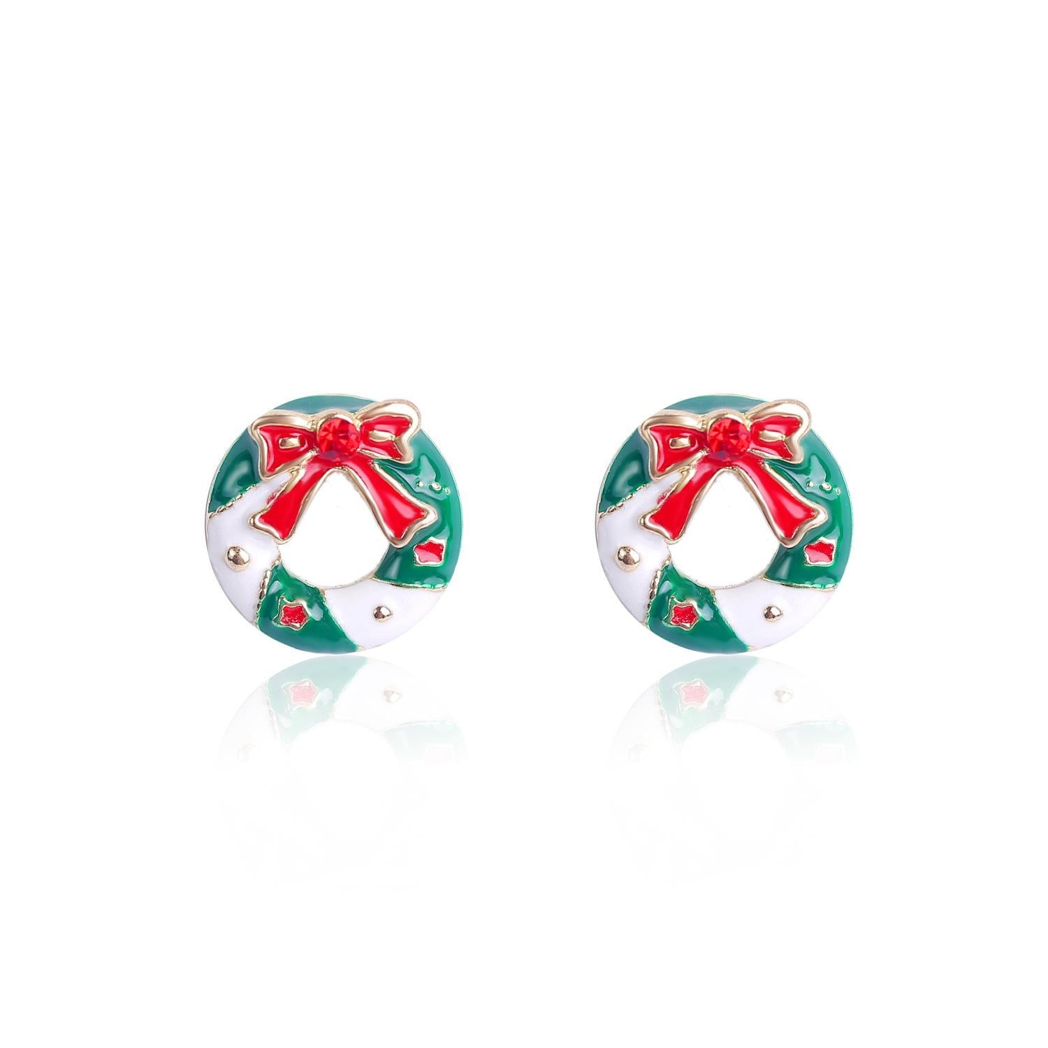 Gold-Plated Contemporary Chunky Studs