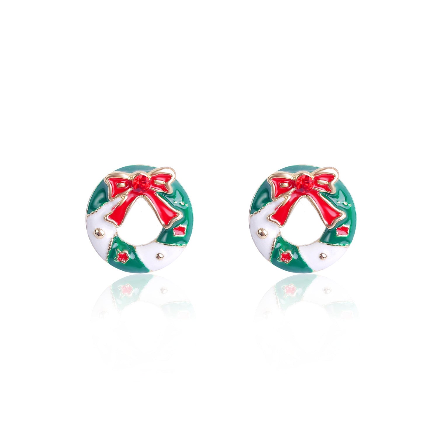 Gold-Plated Contemporary Chunky Studs