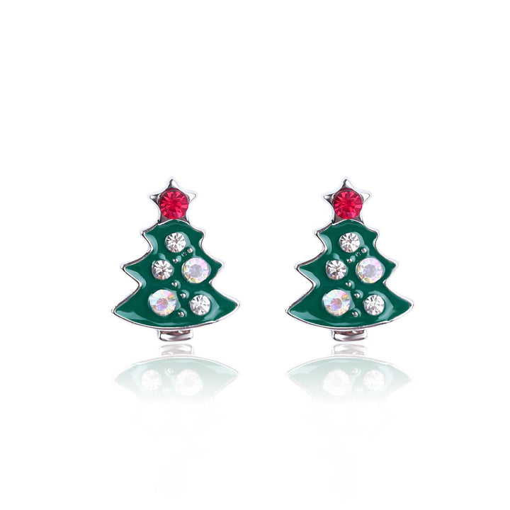 Gold-Plated Contemporary Studs Earrings