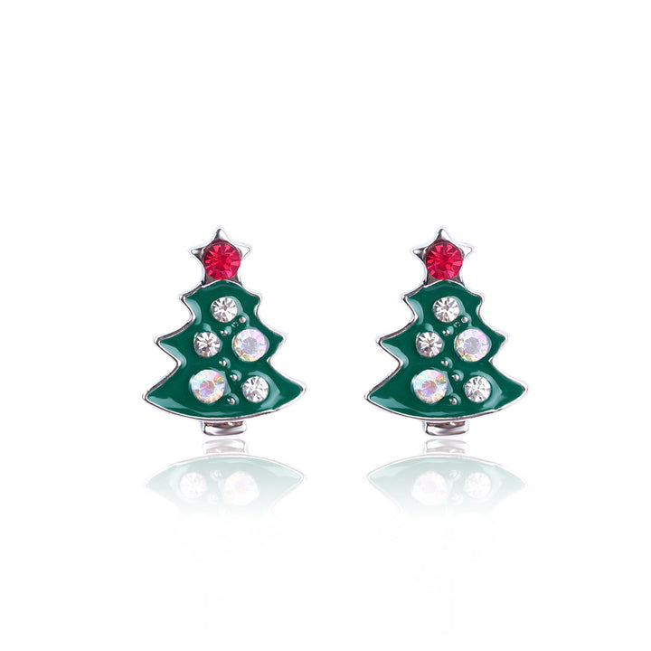 Gold-Plated Contemporary Studs Earrings