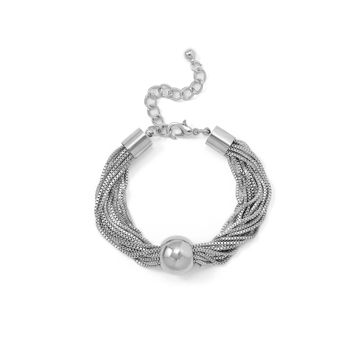 Women Silver-Plated Multistrand Bracelet