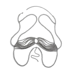 Silver-Plated Layered Body Chain