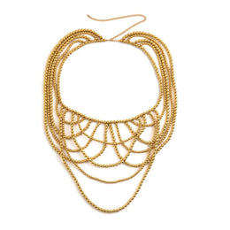 Gold-Plated Layered Body Chain