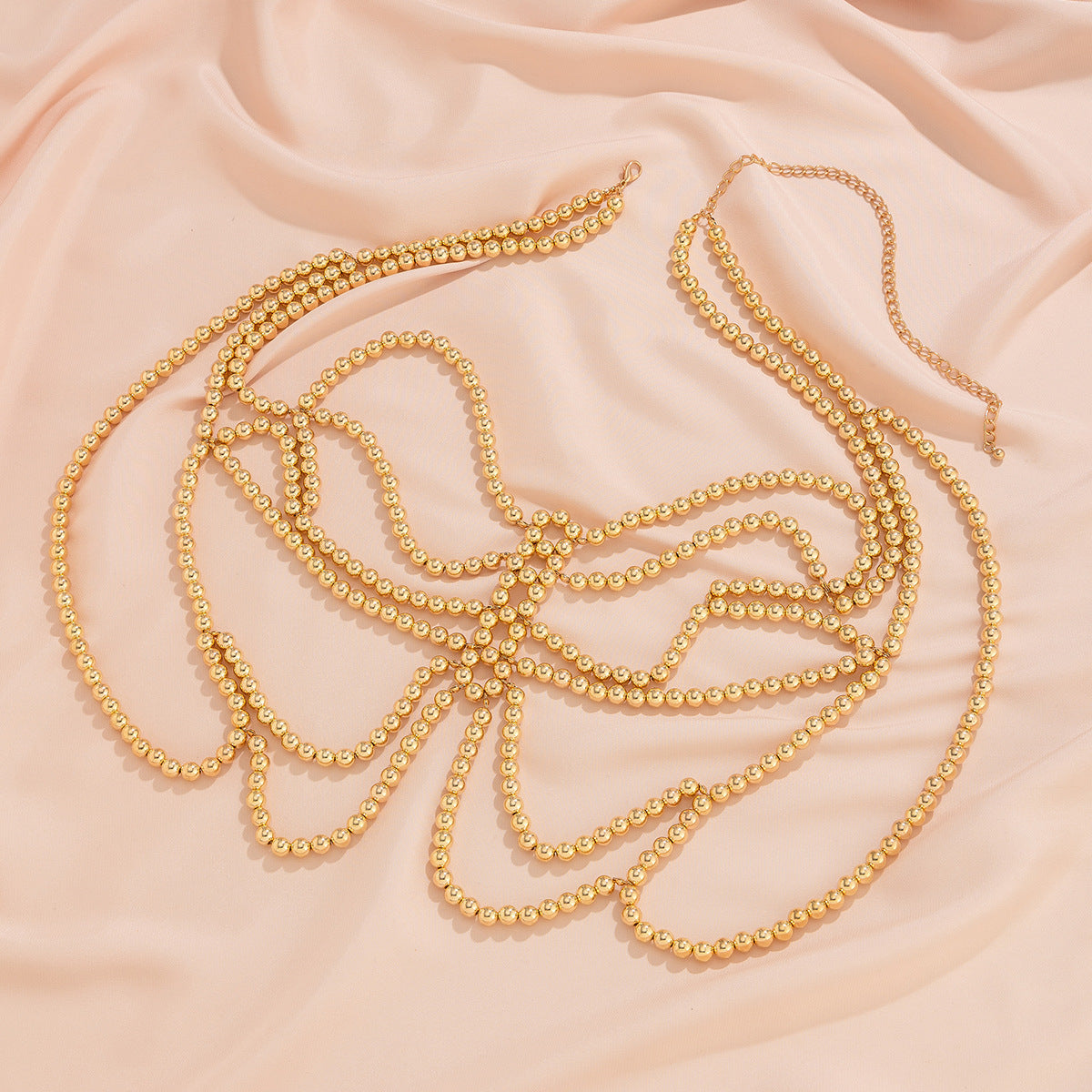 Gold-Plated Layered Body Chain